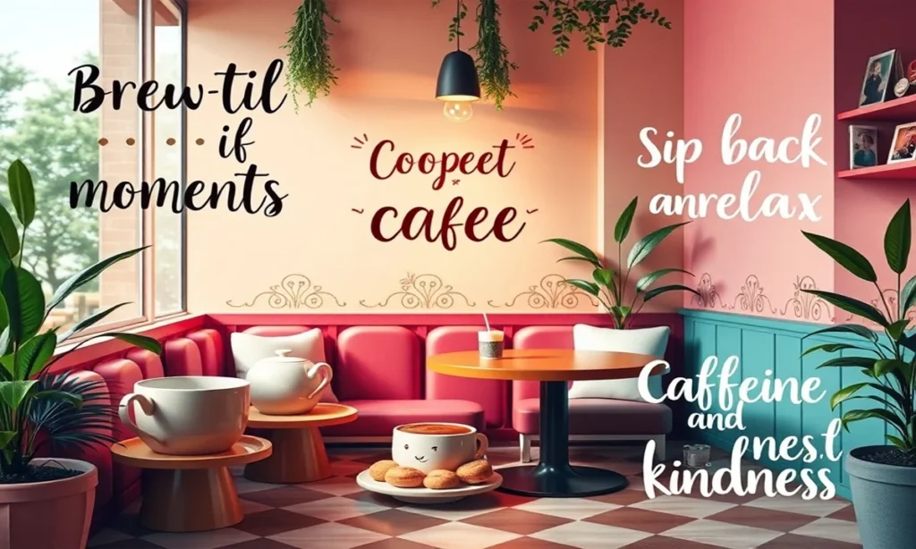Unique Captions to Stand Out in Peaceful Cafe Posts