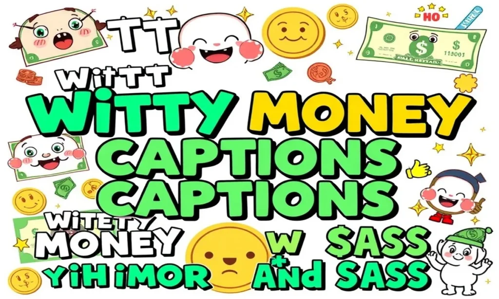 Witty Money Captions With Humor and Sass